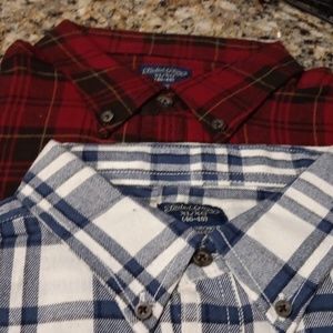 Sold !!    Men's xl dress flannels  two !!